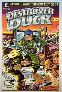 Destroyer Duck # 1 - 1st Groo the Wanderer - Eclipse Comics - Key Issue - VF/NM - Picture 1 of 22