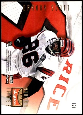 Jerry Rice/Darnay Scott MI 1995 SkyBox Premium #151 NFL LEER ENVÍO GRATUITO Foto 1 de 2