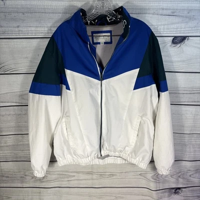 Perry Ellis Portfolio Men’s Water-resistant Windbreaker  XL 80’s 90’s VTG Style - Image 1 of 4