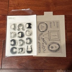 Stampin Up Sweetie Pie GIRLS AND FRAMES Retired Rare HTF - Picture 1 of 1
