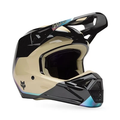 CASCO FOX RACING V1 HELLO FUTURE NEGRO DISTRIBUIDOR AUTORIZADO FOX Foto 1 de 4