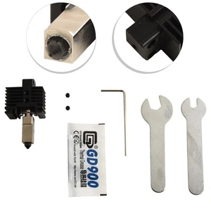 Upgraded Extrusion Head Kit with Hardened Steel Nozzle for 3D Printers - Zdjęcie 1 z 12