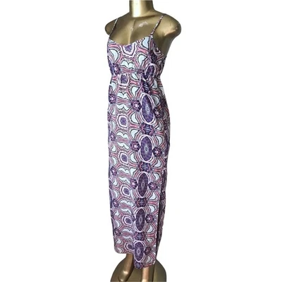 Maxi Vestido de Sol Charlotte Russe Para Mujer Talla XS Sin Mangas Tirantes Estampado Tribal Foto 1 de 4