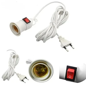 E27 Hanging Indoor Plants Light Holder Garden Lampholder With 3.8M Cable EU Plug - Picture 1 of 8