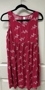 Old Navy Maternity Women Small Petite Burgundy Sleeveless Elastic Empire Waist - Picture 1 of 3
