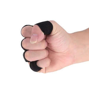 10Pcs Finger Protector Sleeve Unterstützung Basketball Sporthilfe Arthritis FO - Bild 1 von 14