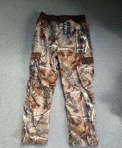 Pantalones de lluvia Habit Realtree Edge camuflados caza para hombre L camuflaje exterior impermeable - Imagen 1 de 11
