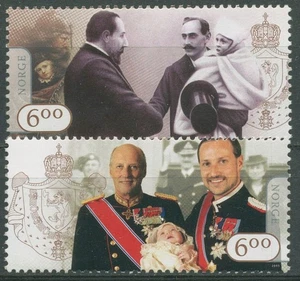 Norwegen 2005 Königshaus König Harald V. Kronprinz Haakon 1556/57 postfrisch - Picture 1 of 1