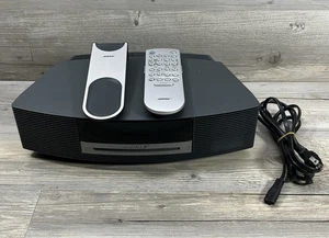 Bose Wave Music System AWRCC1 Black FM/AM Radio Alarm Clock W/ Remote READ - Picture 1 of 12