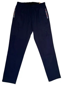 WOWIE Mens Medium Navy Blue Sapien Pant Pull On Drawstring Tapered Leg Brand NEW - Picture 1 of 18