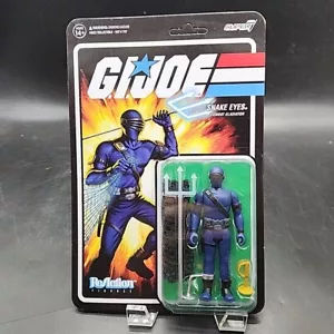 Snake Eyes Combat Gladiator 2022 3.75" GI JOE COBRA ReAction Super 7 NEW Sealed - Picture 1 of 15
