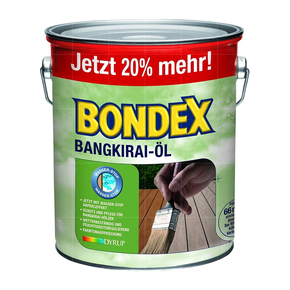 Bondex Bangkirai-Öl 7121 Farbton, 3 L (329610)