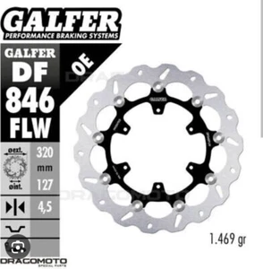 KTM 2013-2015 690 SMC R ABS Galfer USA Floating Wave Brake Rotor - Front - Picture 1 of 2