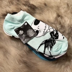 NWT Disney Pk Of 9 Prs Low Cut Socks - Shoe Sz 4-10 - Nightmare Before Christmas - Picture 1 of 8