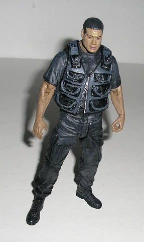 2006 Diamond Select Series 2 Stargate SG-1 TEAL’C Black Ops 7" Action Figure Cover