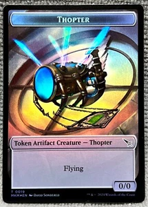 MTG Thopter Foil Token 019 Murders at Karlov Manor MKM MTG Card  - Picture 1 of 2