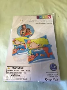 Intex Mermaid Arm Bands Inflatable Kids Swimming Floaties Girls - Picture 1 of 2