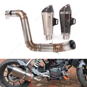 51mm Muffler Modified Exhaust Pipe Stainless Steel for Duke 390 200 2012-2016 - Picture 1 of 11
