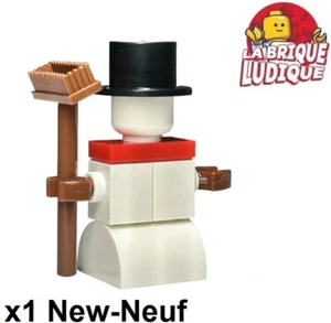 Lego Figurine Minifig Harry Potter City bonhomme de neige Snowman hat balai NEUF - Picture 1 of 1