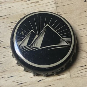 Pyramid Brewing Company, einzelner Bierflaschenverschluss/Krone, Seattle Wash. - Schwarz - Bild 1 von 2