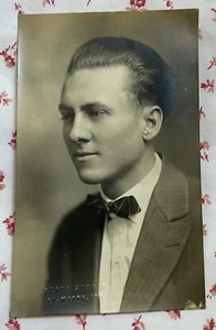 Vtg. RPPC Real Photo Postcard Man Albert Biberstein Geneva Berne Fort Wayne IN - Picture 1 of 4