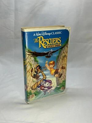 The Rescuers Down Under (1990) Black Diamond VHS Walt Disney Classic Clamshell - Image 1 of 4