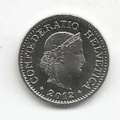 SWITZERLAND 10 RAPPEN 2012 B - Image 1 of 2