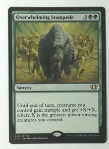 MTG Singles - Overwhelming Stampede - Commander 2014 -D316 - Picture 1 of 2