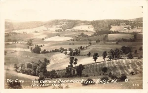 Postal vintage foto real LP20 Keysers Ridge Maryland Oakland Road RPPC - Imagen 1 de 2
