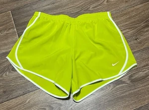 Nike Temp Running Shorts Kids Youth Size XL Neon Yellow - Picture 1 of 11