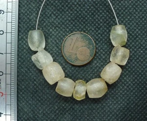 Perle Ancien Collier Afrique Cristal Roche Quartz Ancient African Neolithic Bead - Imagen 1 de 5