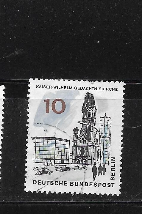 BERLIN GERMANY SC#9N223 1965 10PF CHURCH DEFINITIVE OLD USED STAMP - Image 1 of 1