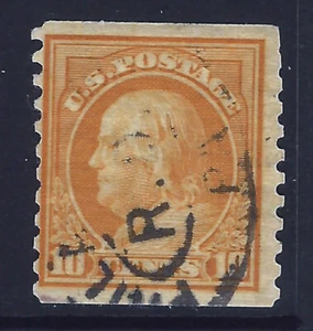 Bigjake: #497, 10 centavos Franklin Perf. Bobina de 10 V - Imagen 1 de 1