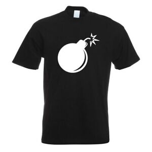 Bombe mit Zündschnur T-Shirt Motiv bedruckt Funshirt Design Print