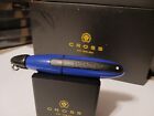 Rare 2010 Cross Blue Sheaffer Ion Gel Rollerball Pen & Key Clip And New Refill