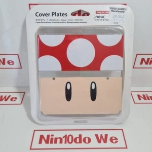 Nintendo 'NEU' 3DS rote Pilzkröte Neu Original Abdeckplatte Nr. 007 - SELTEN - Bild 1 von 4