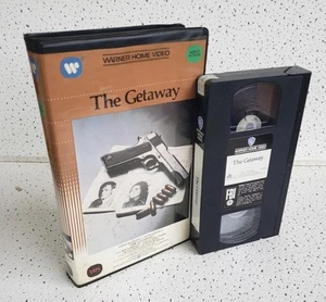 The Getaway (1972) Vintage Clamshell VHS Steve McQueen - Picture 1 of 5
