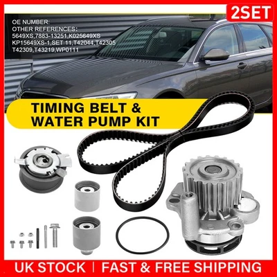 Timing Belt Kit Fits For Skoda Superb Mk2 2.0D 2008 To 2015 Set  038109244J 2SET - Image 1 of 4