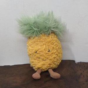 Jellycat Amuseable Pineapple Plüschtier Stofftier 8 Zoll Fuzzy Gelb Grün Top London - Bild 1 von 8