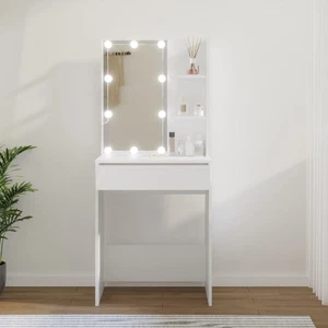 Schminktisch LED 60x40x140 Frisiertisch Frisierkommode mehrere Auswahl vidaXL - Bild 1 von 117