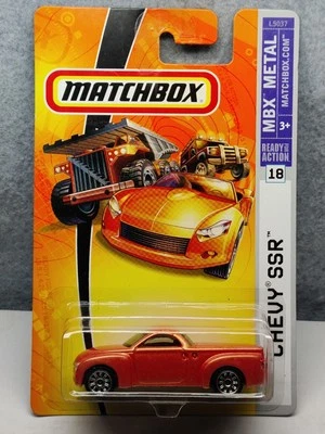 MATCHBOX 2007 MBX Metal Series #18 Orange CHEVY SSR - On Mint Card! - Image 1 of 4