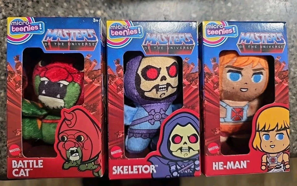 Micro Teenies Masters Of The Universe He-Man - Battle Cat - Skeletor Collection - Image 1 of 1