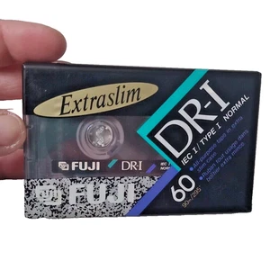 Nuevo Sellado FUJI DR-I Tipo I 60 Minutos ExtraSlim Cinta Cassette Video Normal - Imagen 1 de 3