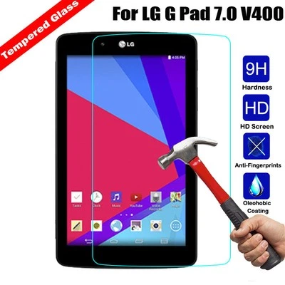 Tempered Glass Screen Protector Genuine 9H for 7.0 LG G Pad 7.0 V400 V410 Tablet - Image 1 of 4