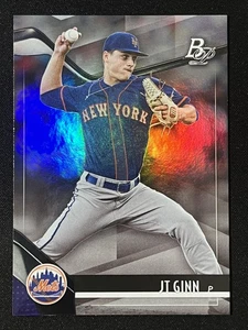 2021 Bowman Platinum #TOP-57 JT Ginn Top Prospects New York Mets - Bild 1 von 2