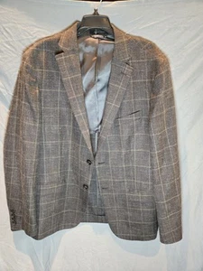 Blazer/abrigo deportivo de lana Lauren Ralph Lauren para hombre talla 44R marrón (con rayas) - Imagen 1 de 8