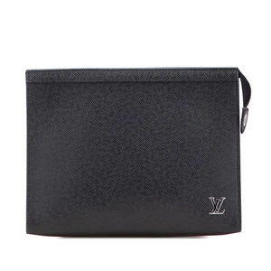 Bolso de negocios LOUIS VUITTON Taiga Pochette Voyage M30450 para hombre 【Usado】 - Imagen 1 de 10