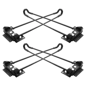  4 Pcs Table Leg Adjustable Legs for Furniture Folding Bracket Diy Kit - Picture 1 of 12