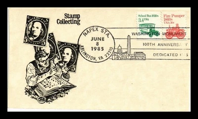DR JIM STAMPS US COVER WASHINGTON MONUMENT 100TH ANNIVERSARY PICTORIAL CANCEL - Image 1 of 2