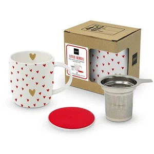 Little Hearts real gold Teetasse mit Sieb und Deckel PPD - Bild 1 von 1